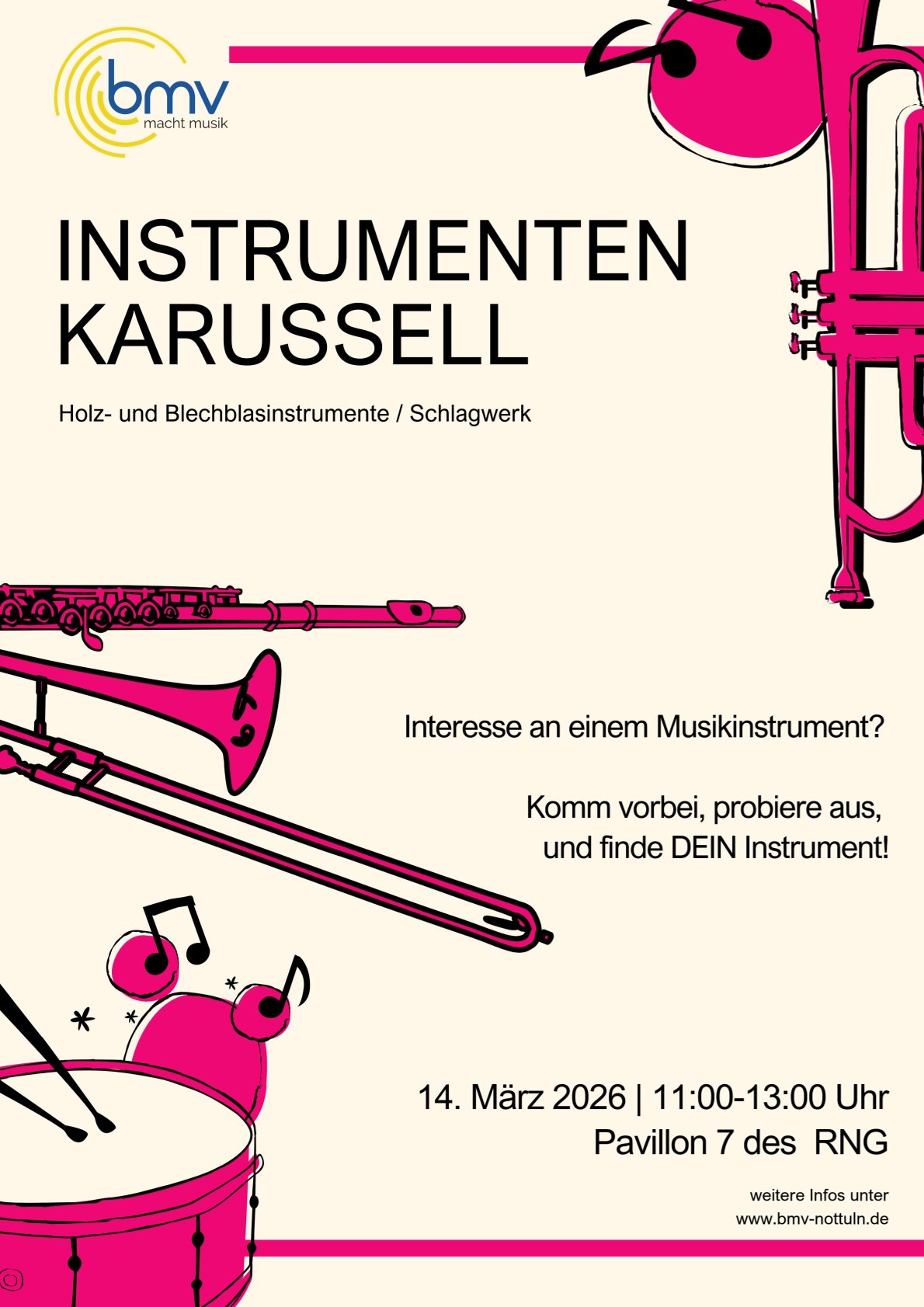 Plakat Instrumentenkarussell